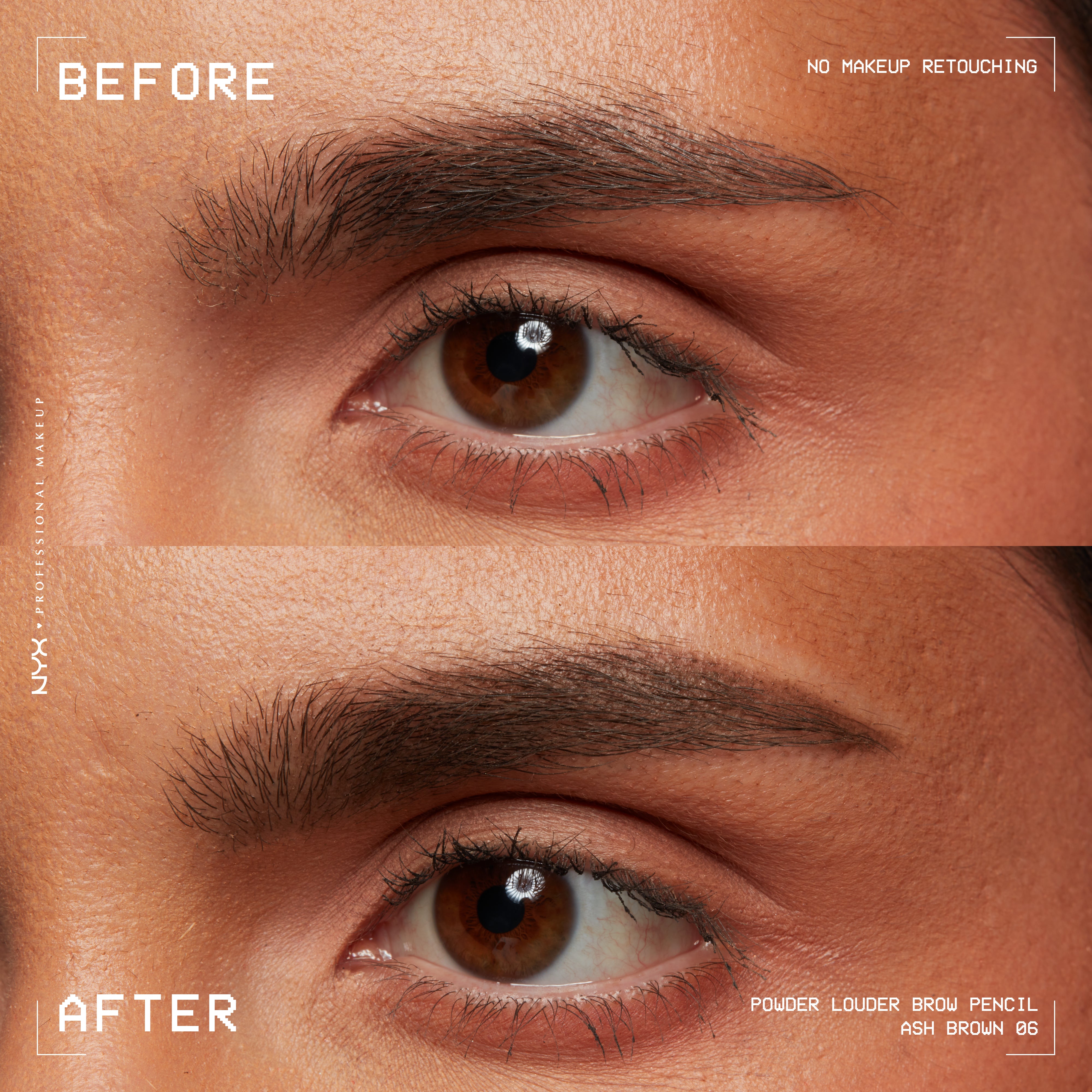 Powder Louder, Brow Pencil, 12HR Wear, Buildable Micro-Fibers