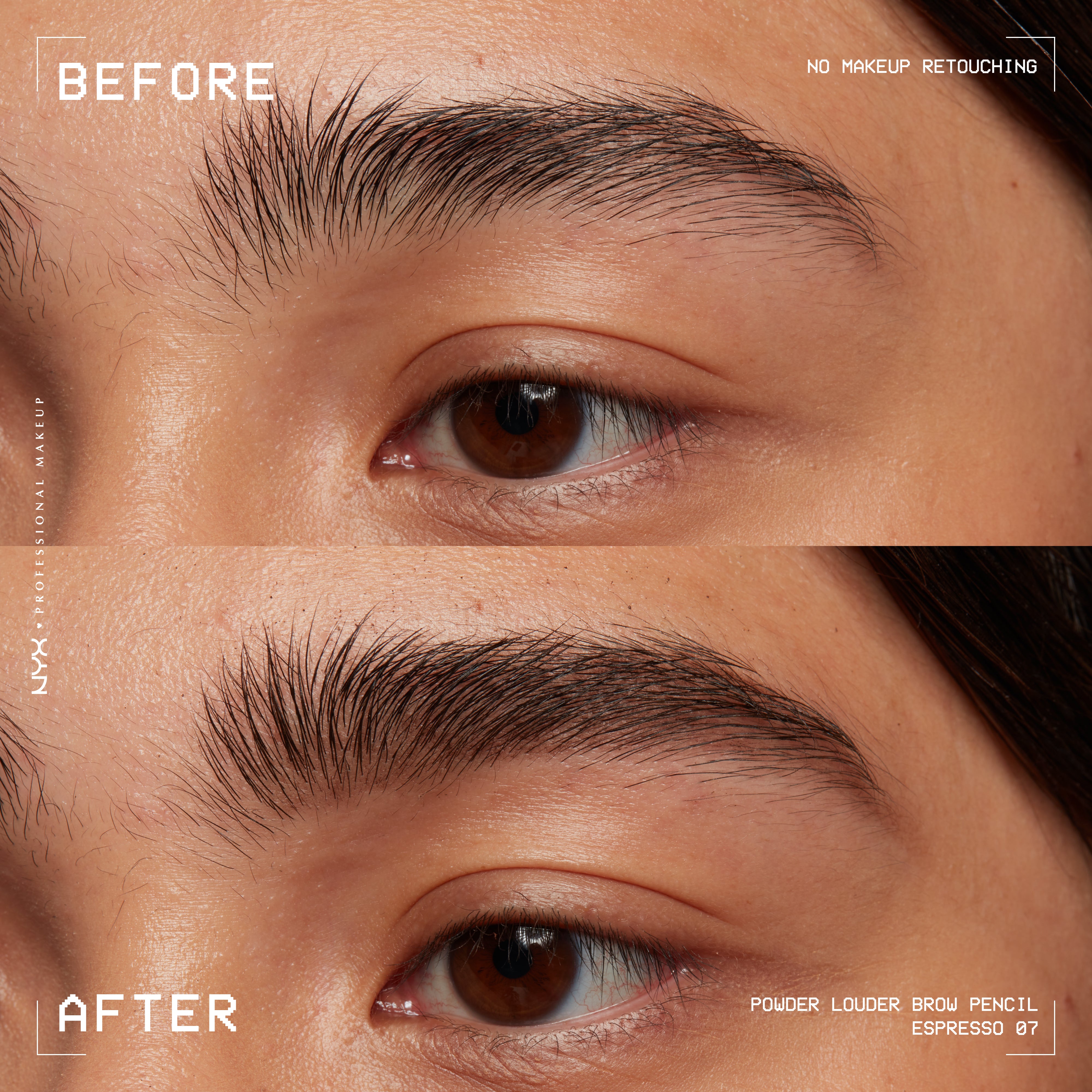 Powder Louder, Brow Pencil, 12HR Wear, Buildable Micro-Fibers