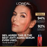 L’Oréal Paris Revitalift Triple Power Age-Correcting™ Serum with Tri-peptides, Hyaluronic Acid, and Vitamin C to Hydrate, Tone, and Firm Skin, 30ml.