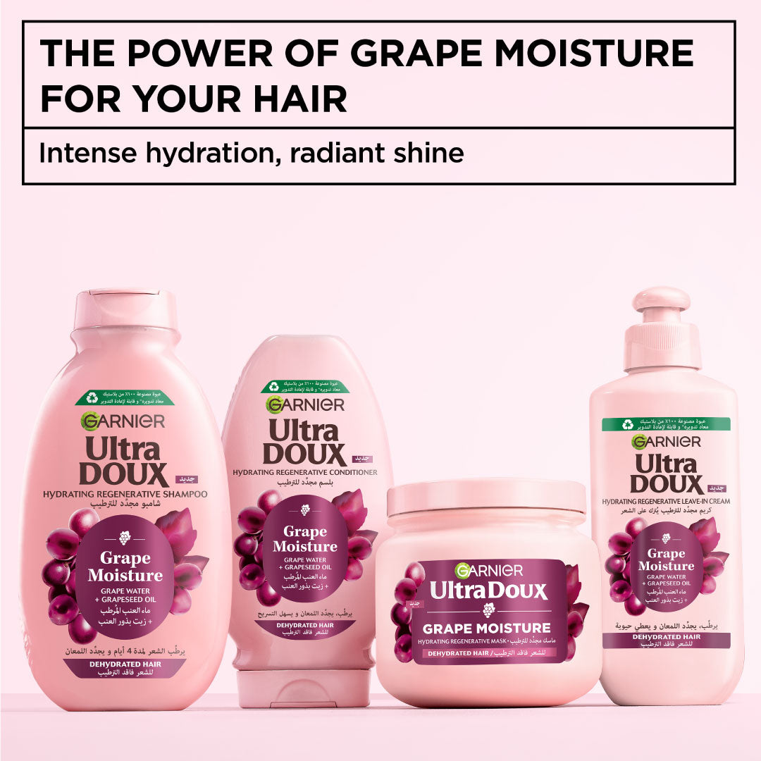 Ultra Doux Grape Moisture - Hydrating Regenerative Conditioner for Dehydrated Hair.