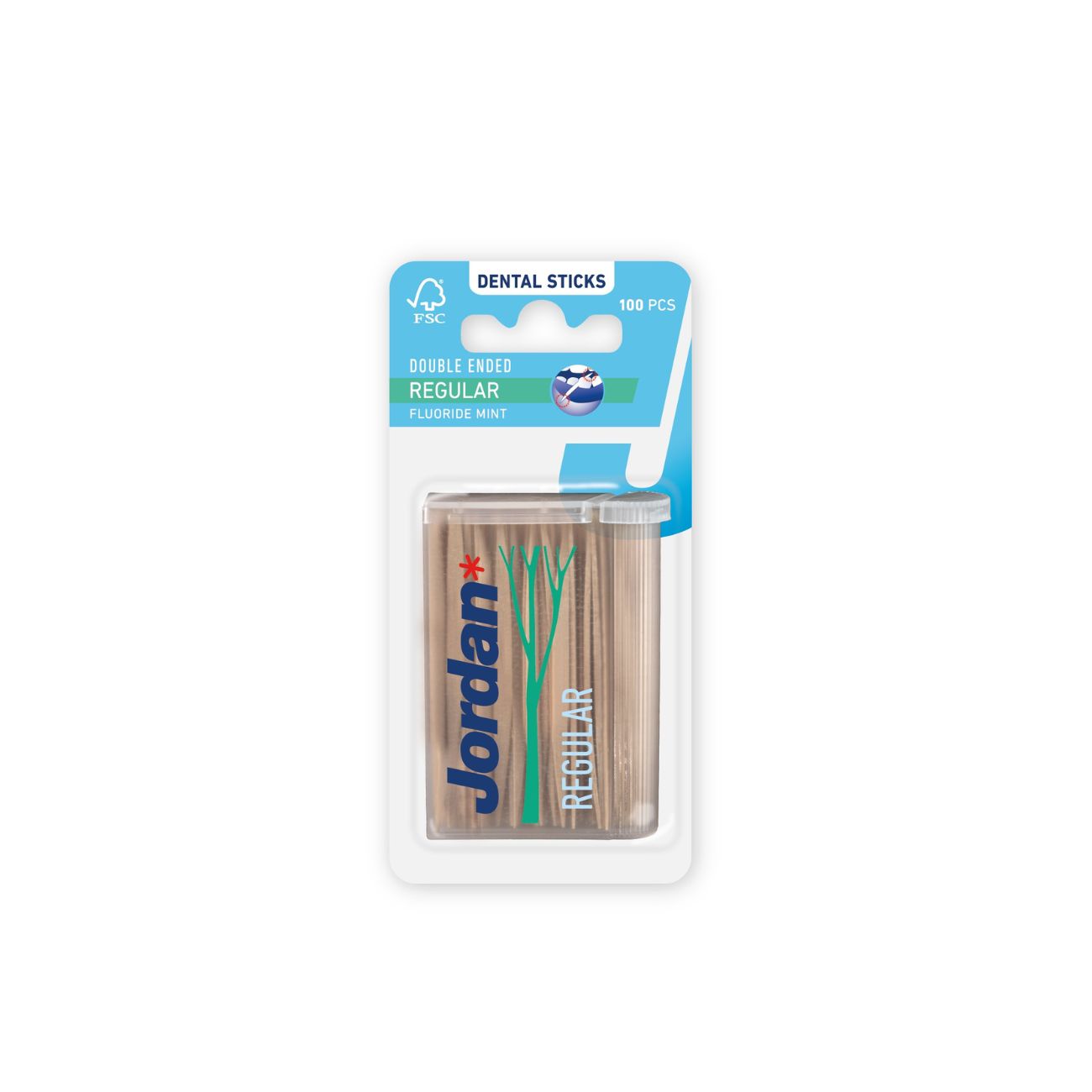 Jordan Double-Ended Regular Dental Sticks
