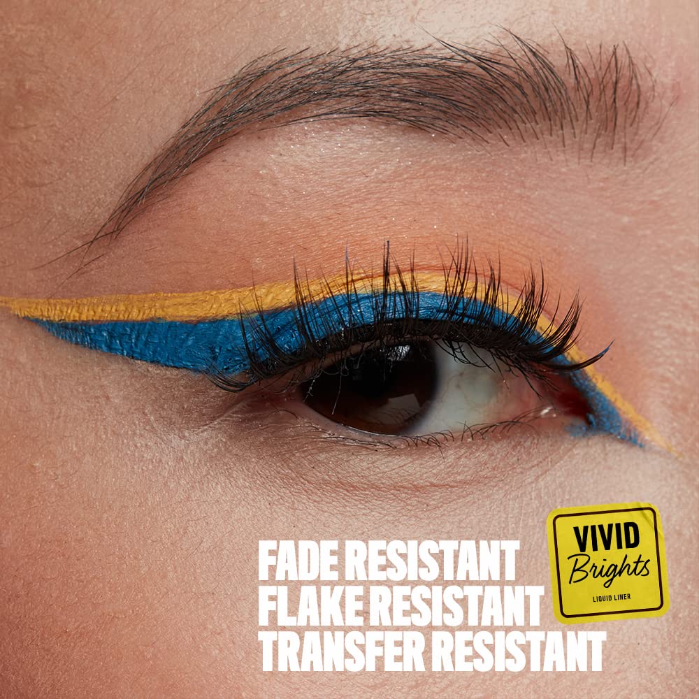Vivid Brights Liquid Liner, Smear-Resistant Eyeliner with Precise Tip