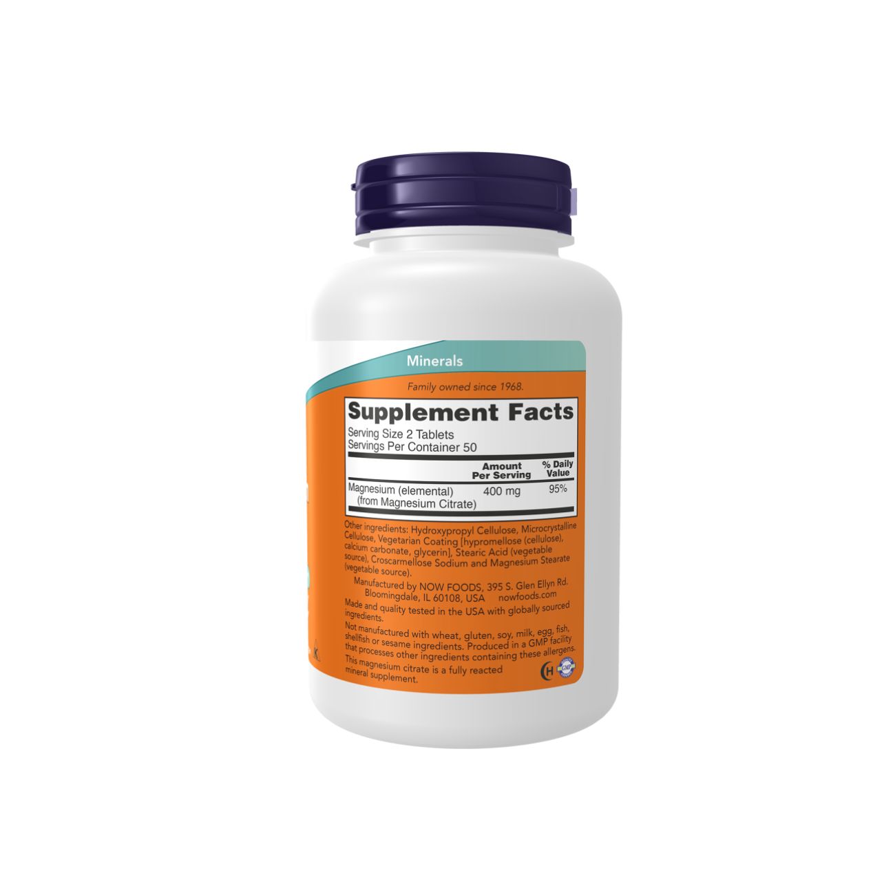 NOW Magnesium Citrate 200Mg