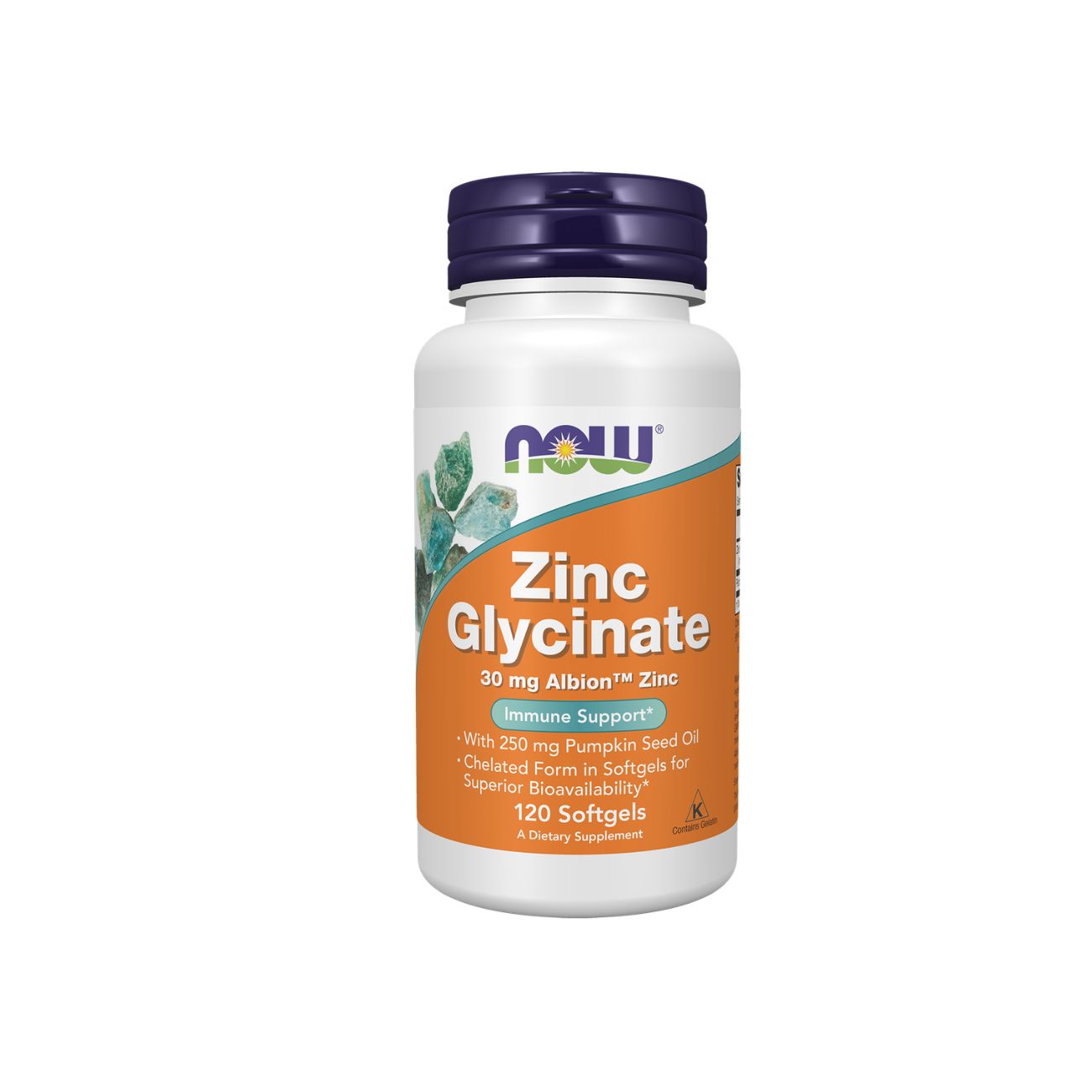 NOW Zinc Glycinate 30 Mg