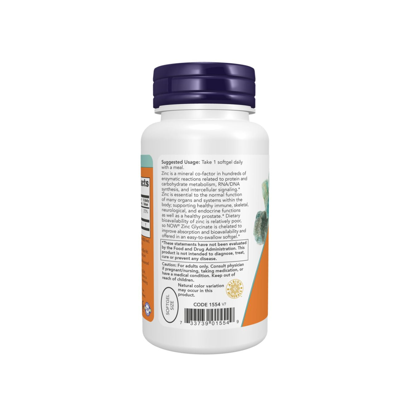 NOW Zinc Glycinate 30 Mg