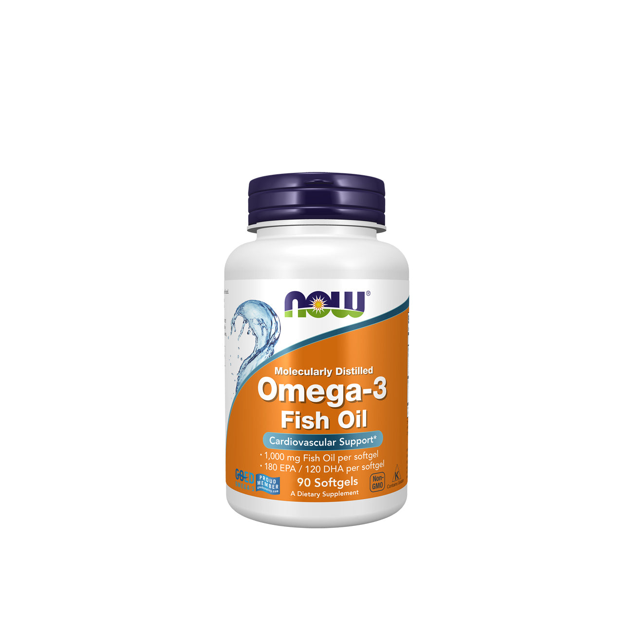 Omega-3, Molecularly Distilled Softgels