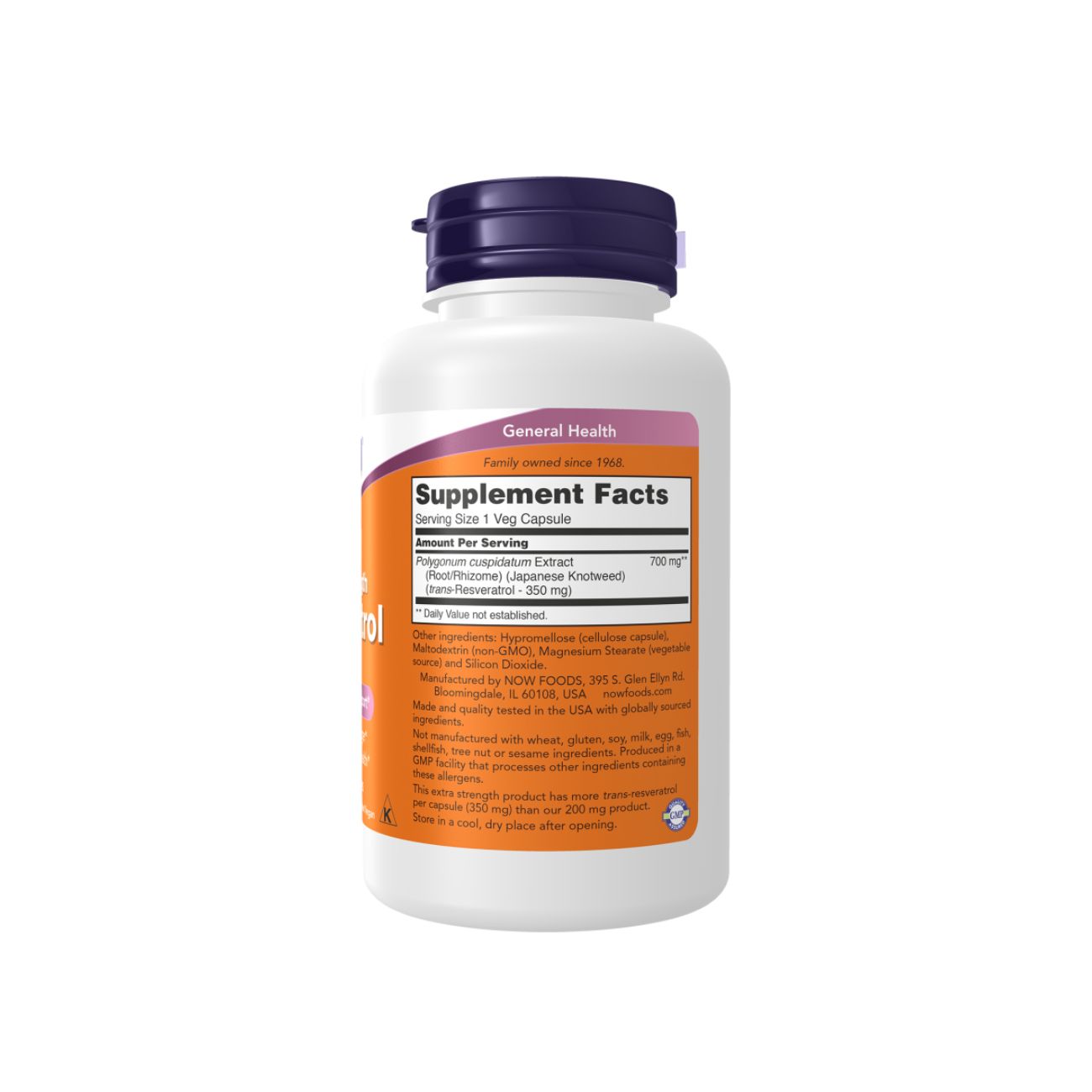 NOW Resveratrol 350 Mg