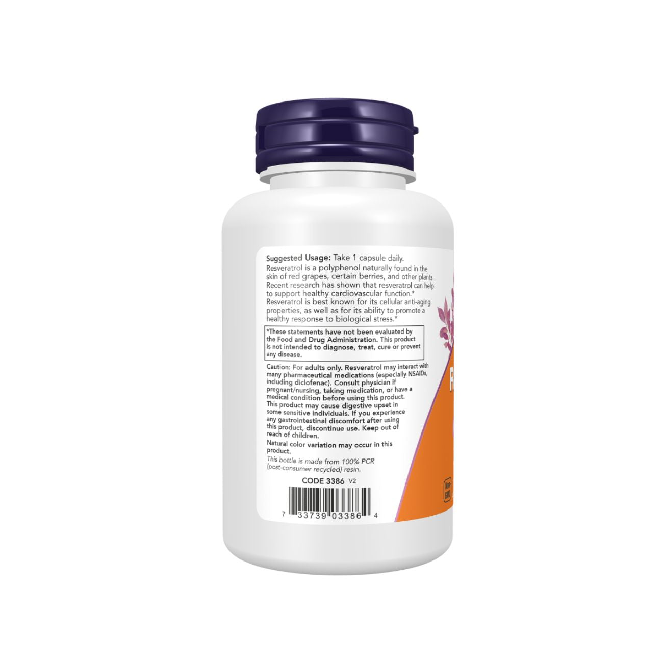 NOW Resveratrol 350 Mg