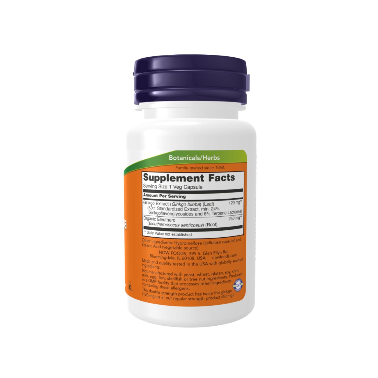 NOW Ginkgo Biloba 120Mg