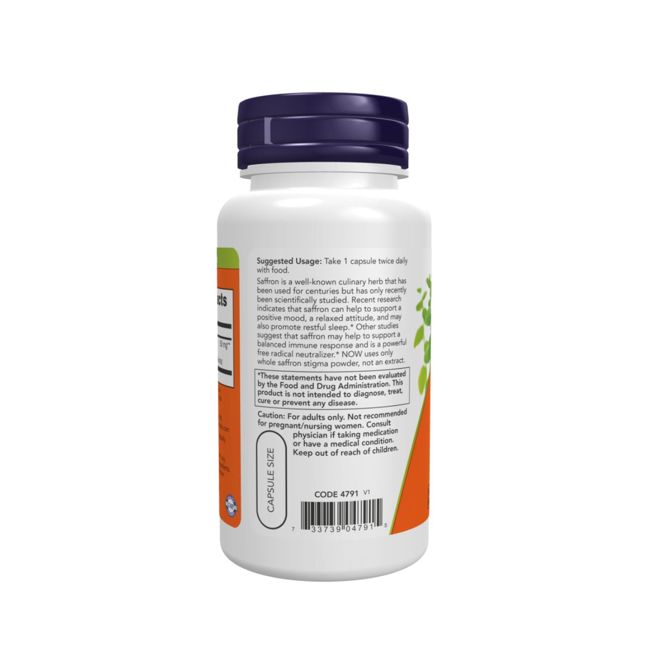 NOW Saffron 50Mg