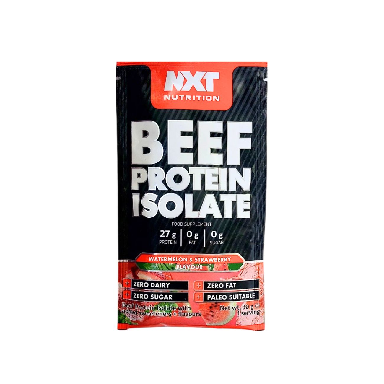 Beef Protein Isolate Sachet Watermelon & Strawberry
