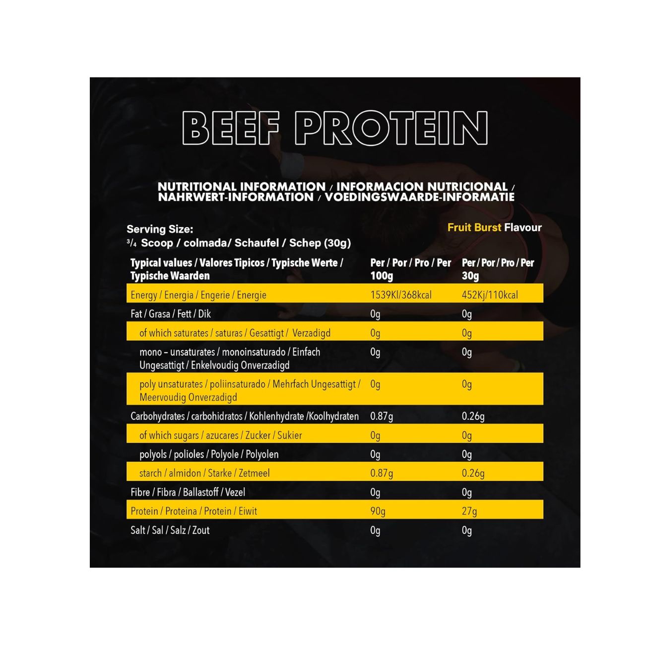Beef Protein Isolate Fruit Burst