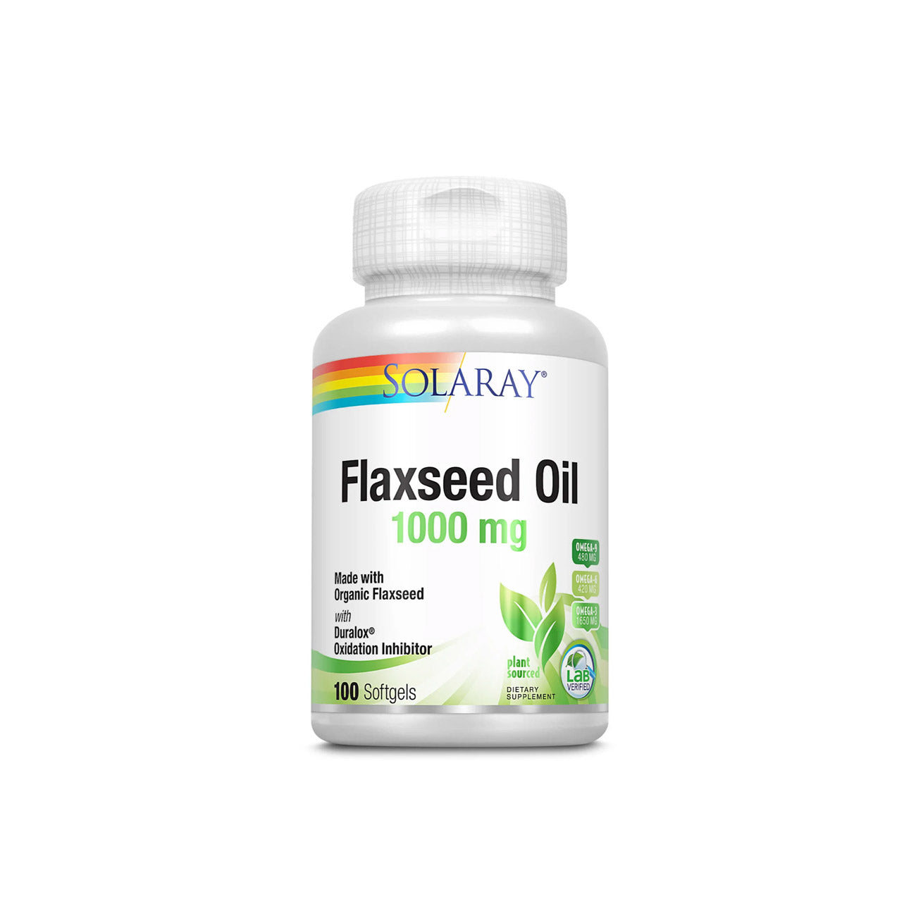Solaray Flaxseed Oil 1000Mg