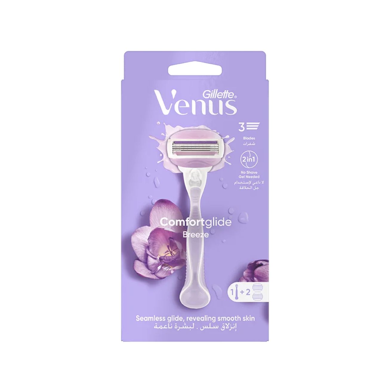 Venus Comfortglide Breeze Razor + 2 Blades