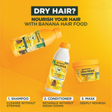 Garnier Ultra Doux Vegan Hair Food Banana and Shea Butter Nourishing Conditioner for Dry Hair