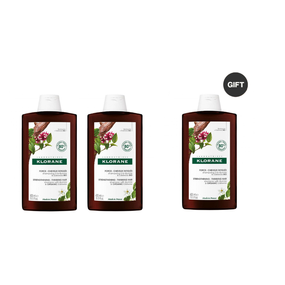 Strengthening & Revitalizing Shampoo with Quinine and B Vitamins Trio Pack
