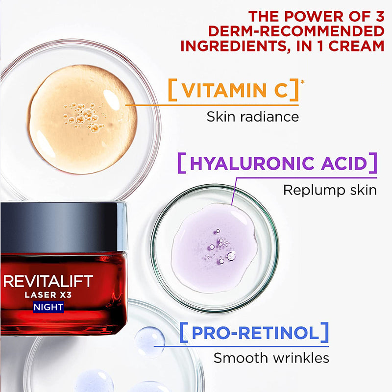 Revitalift Laser X3 - Night Cream Mask