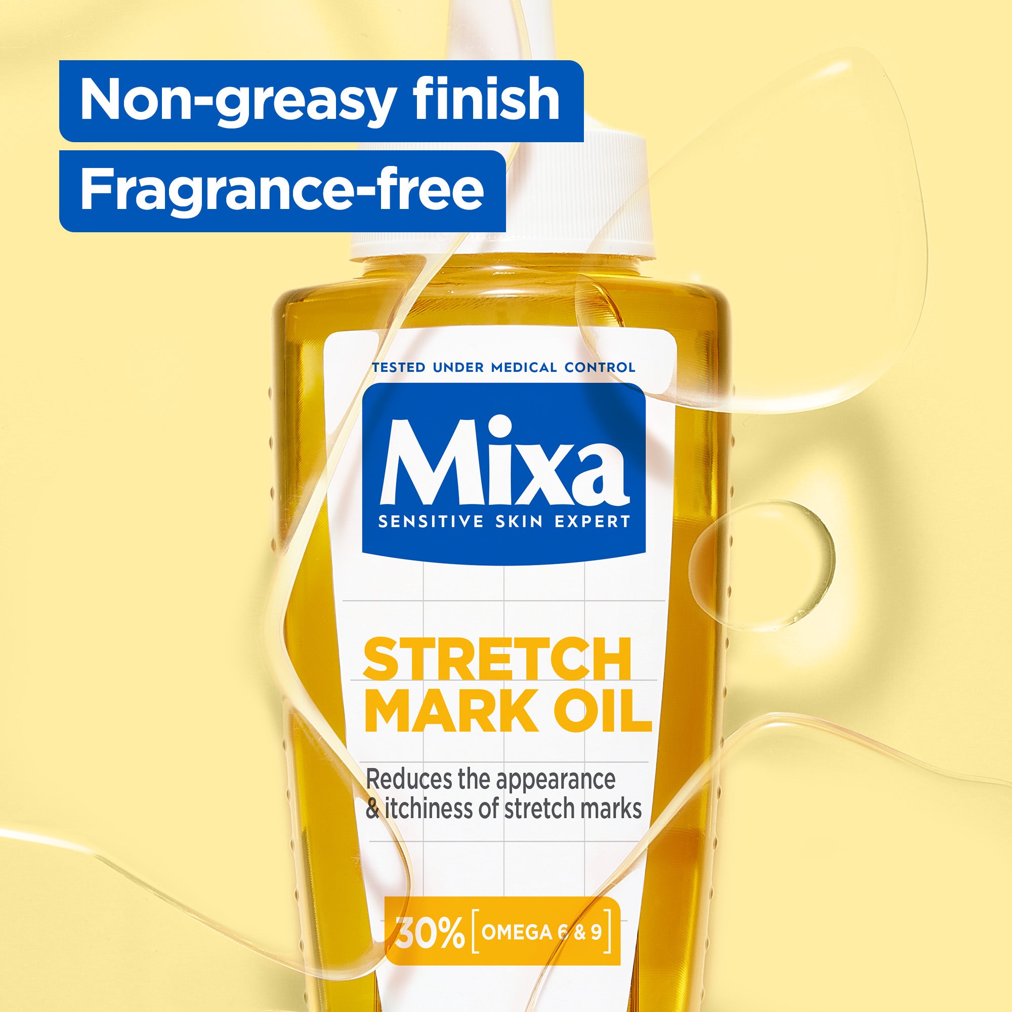 Mixa Anti Stretch Mark Oil - For Skin with Stretch Marks - With Omega 6 & 9