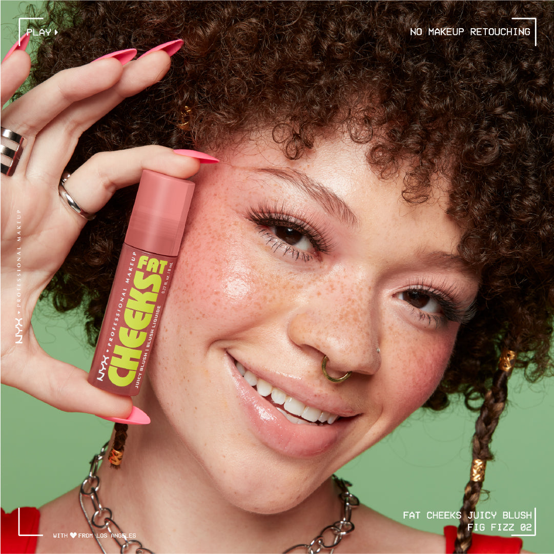 Fat Cheeks Juicy Blush, Liquid Blush, 12 HR Wear