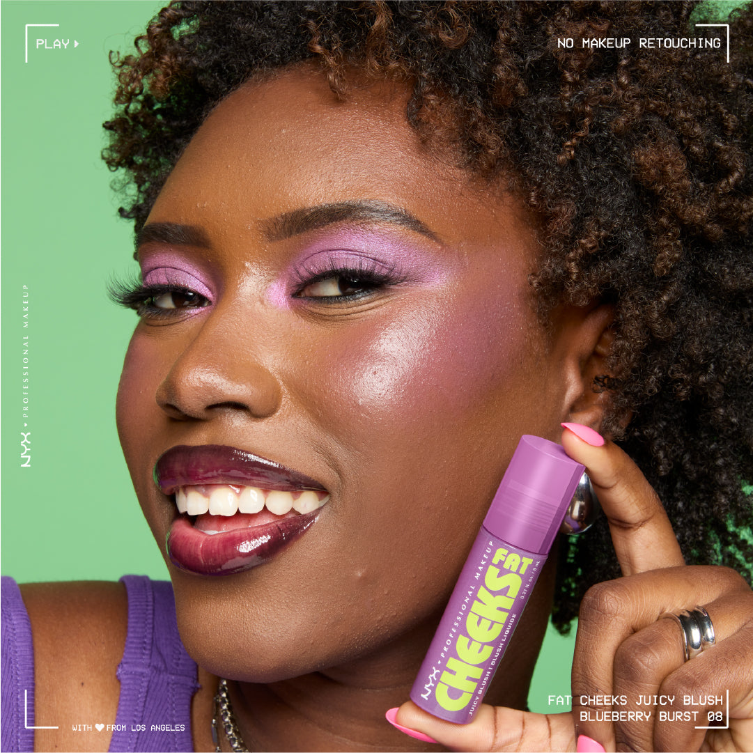 Fat Cheeks Juicy Blush, Liquid Blush, 12 HR Wear