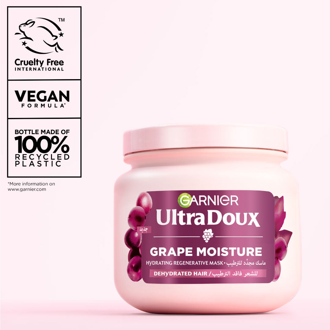 Ultra Doux Grape Moisture - Deep Regenerative Mask for Dehydrated Hair.