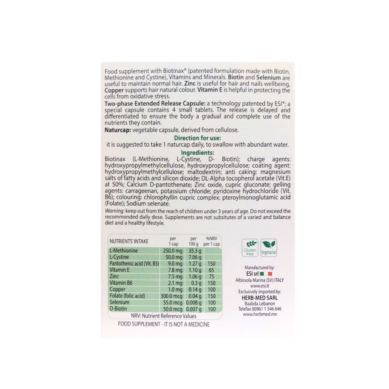 Rigenforte with Biotinax - Extended Release