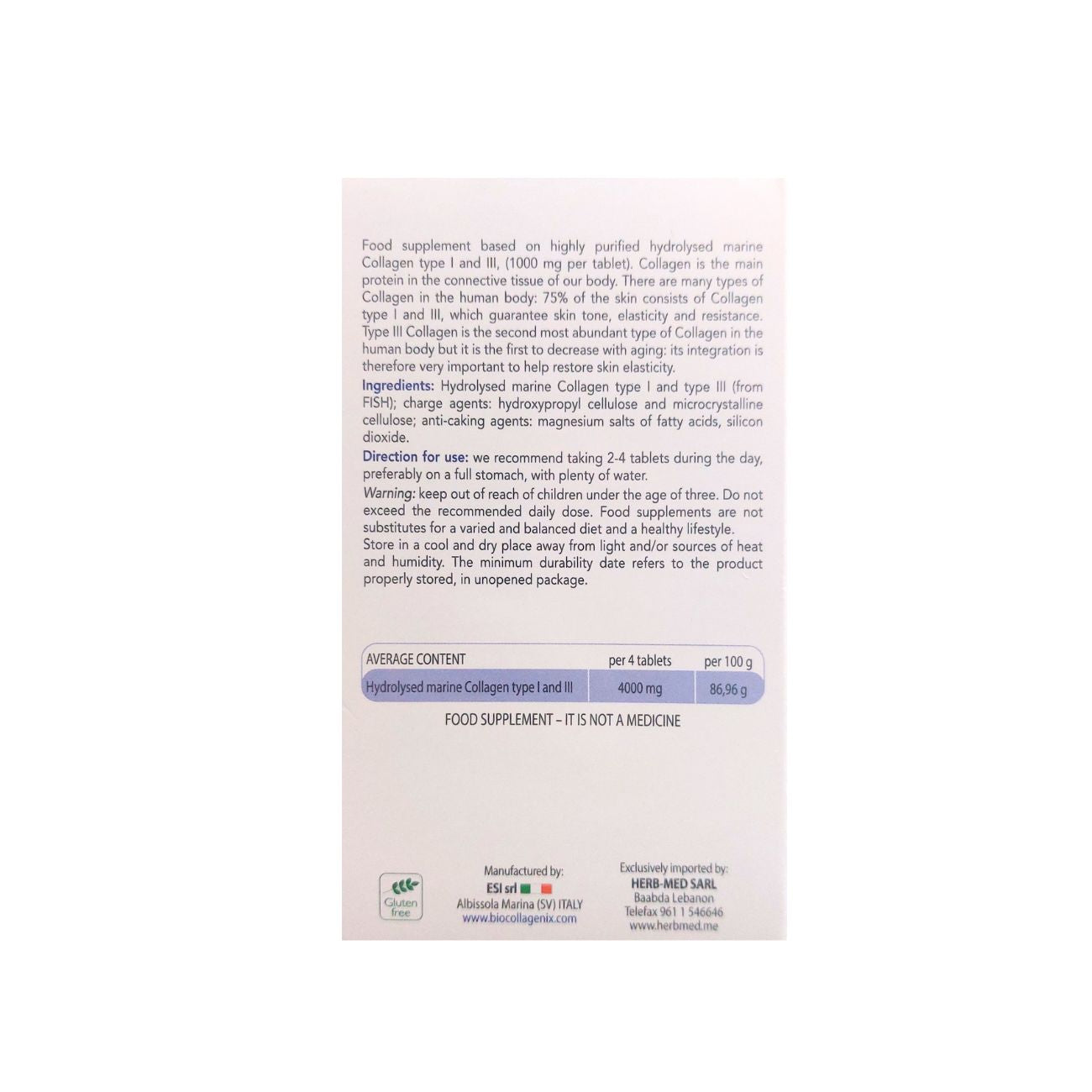Biocollagenix Tablets