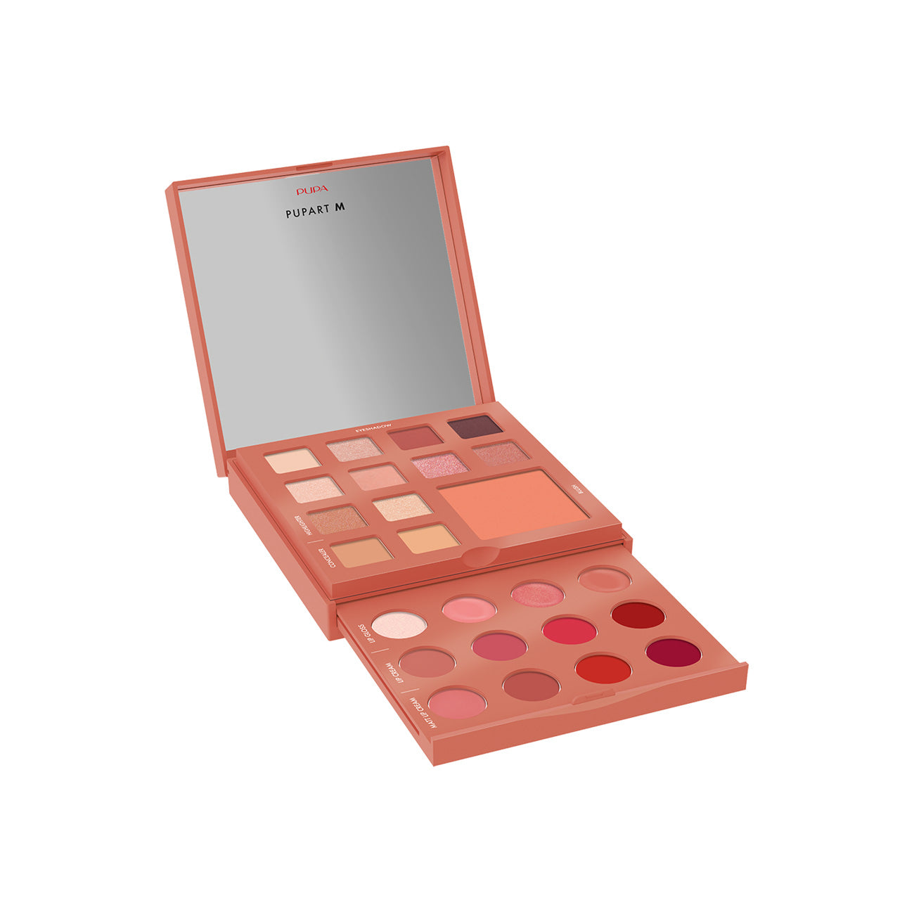 Pupart M – Make-Up Palette Red With Glittery Colors