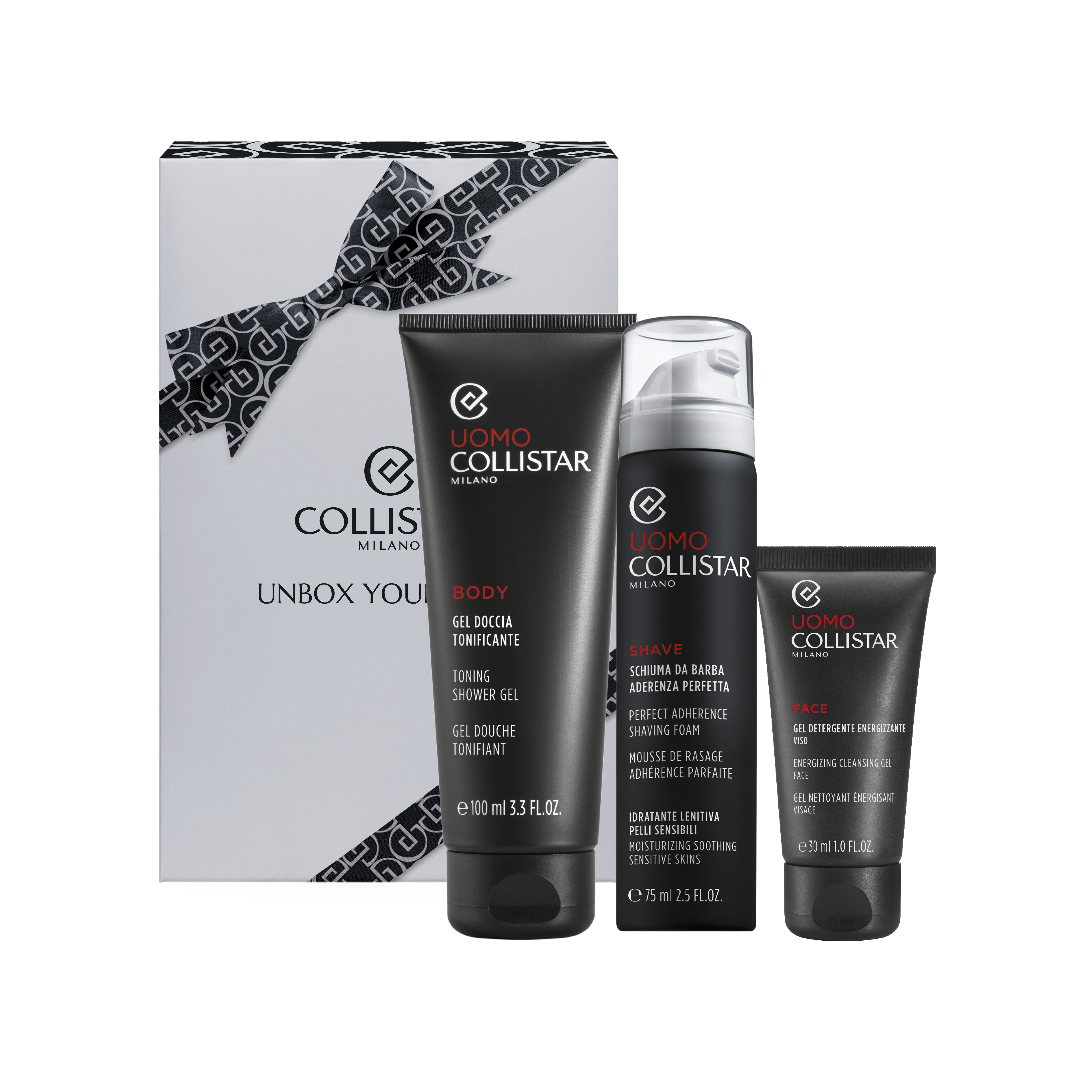 Uomo Men's Must-Haves Face & Body Gift Set
