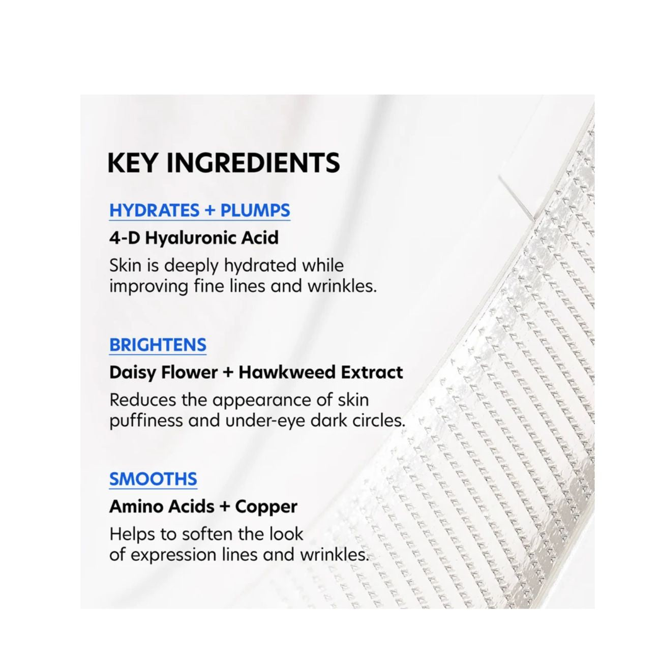 PCA Skin Hyaluronic Acid Microneedle Eye Patches