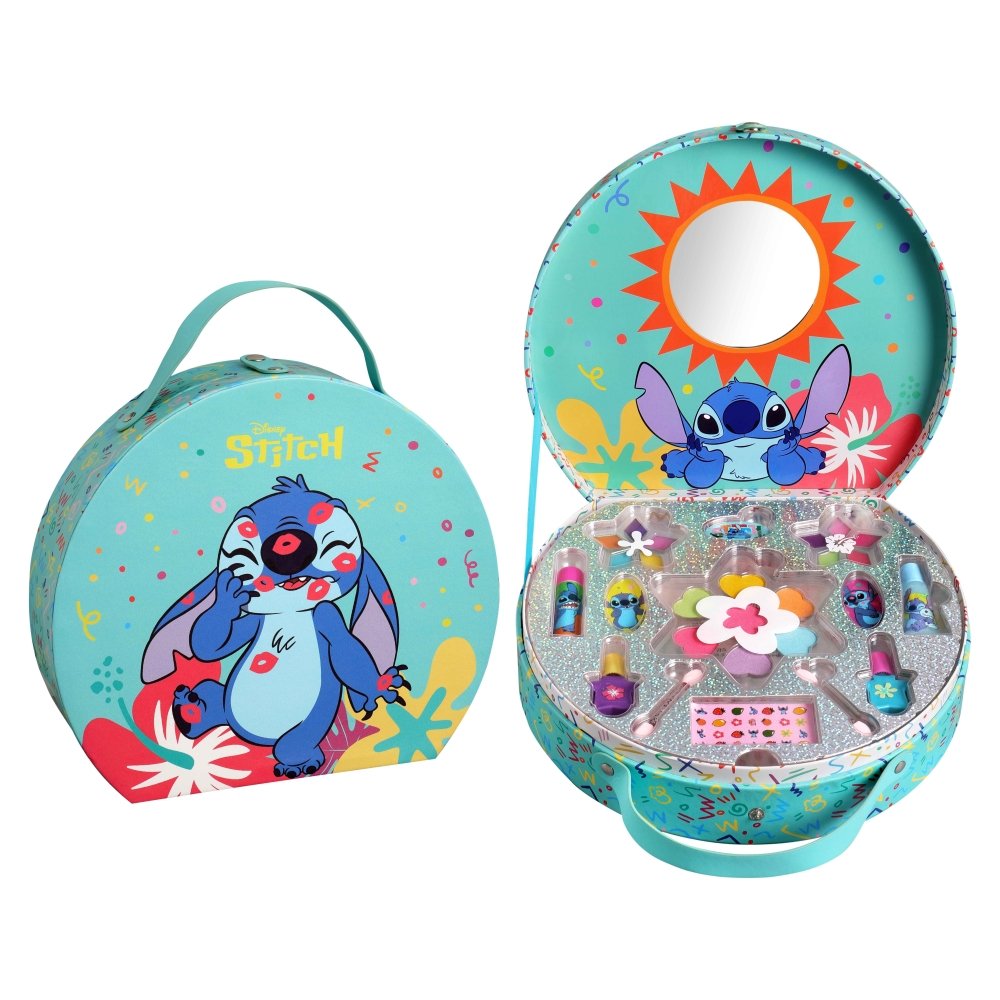 Stitch Round Makeup Case