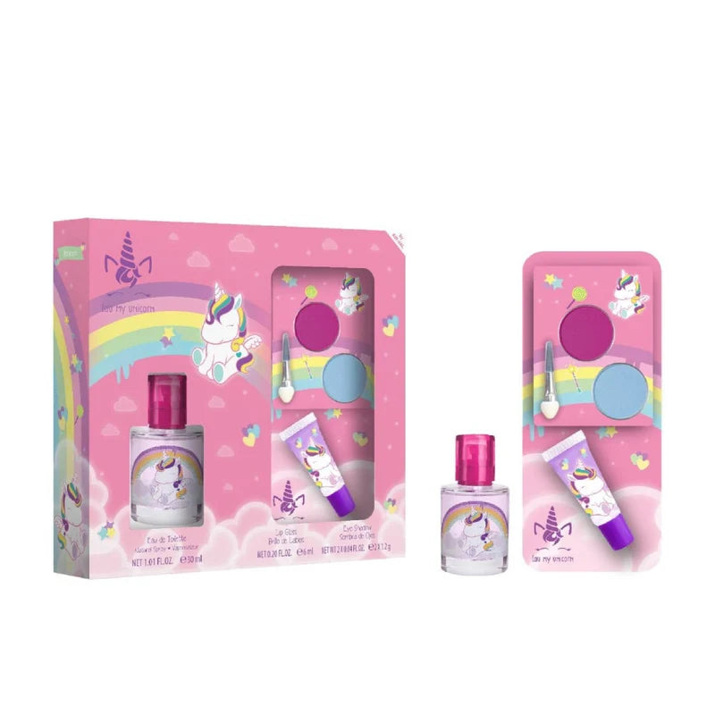 Eau my Unicorn Gift Set Eau de Toilette 30ml & Lip Gloss & Eyeshadow
