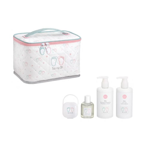 Eau my BB Toiletry Bag EDS 60ml & Body Lotion & Shower Gel 300ml & Pacifier Holder