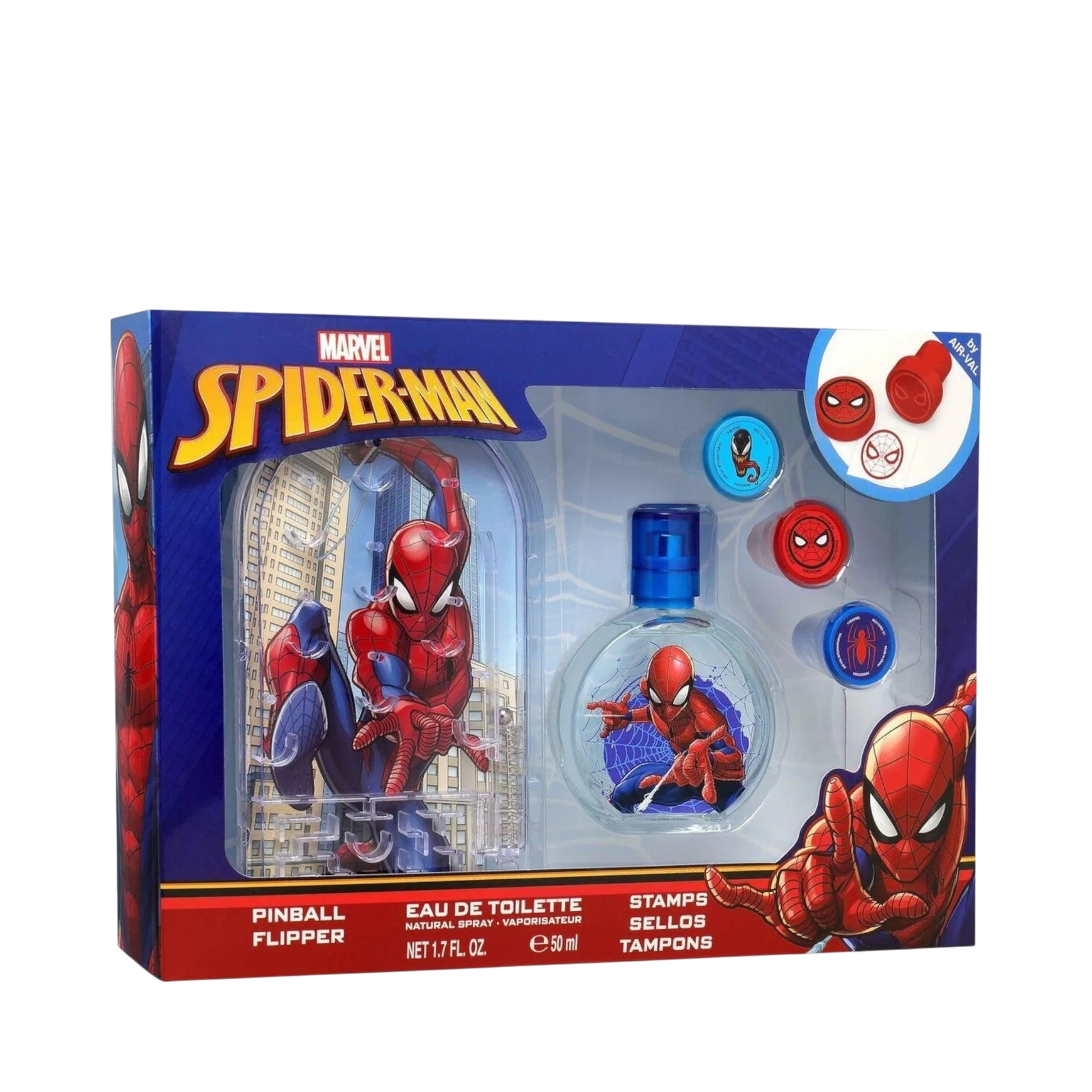 Spider-Man Gift Set Eau de Toilette 50ml & Pinball & Stamps