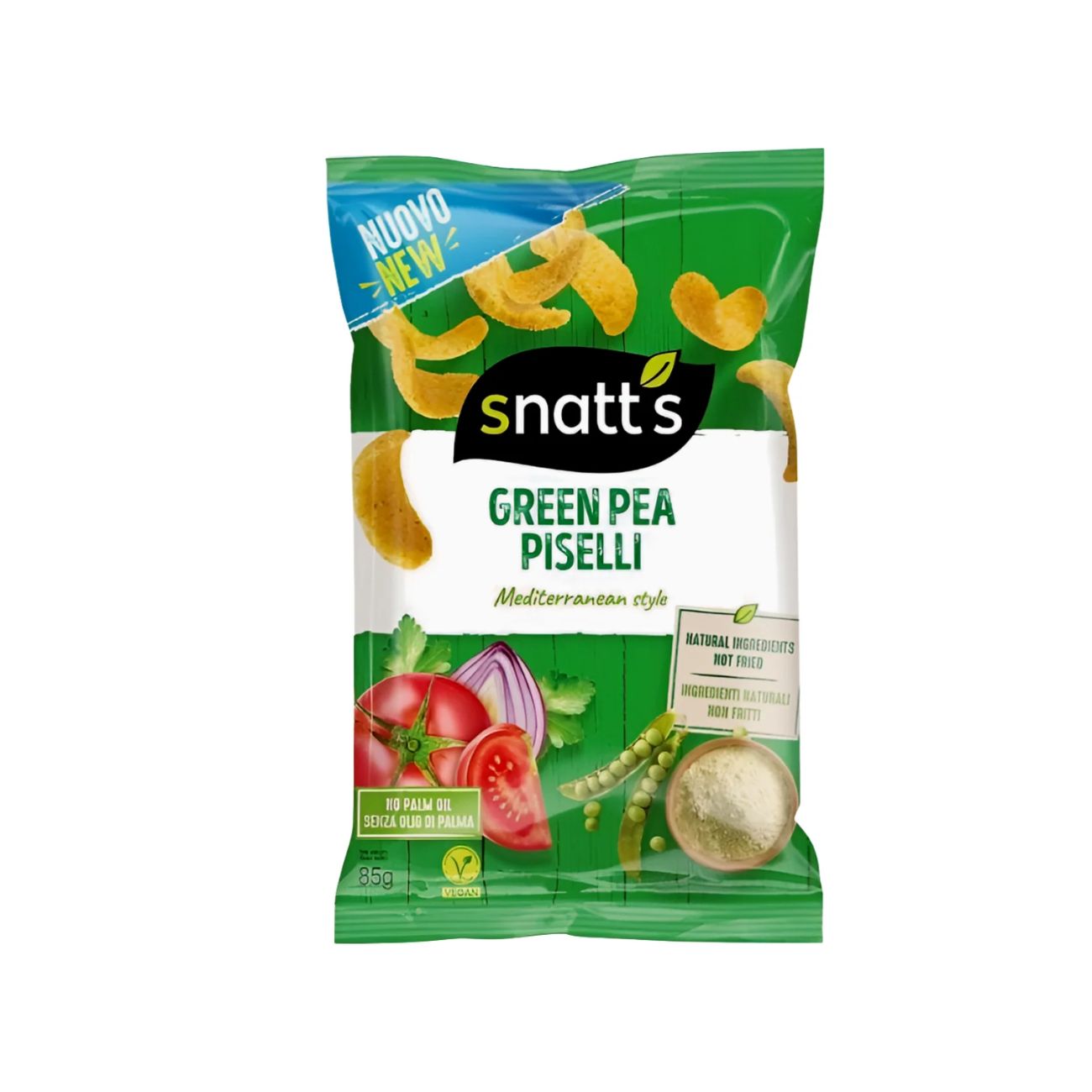 Green Pea Mediterranean Style Chips