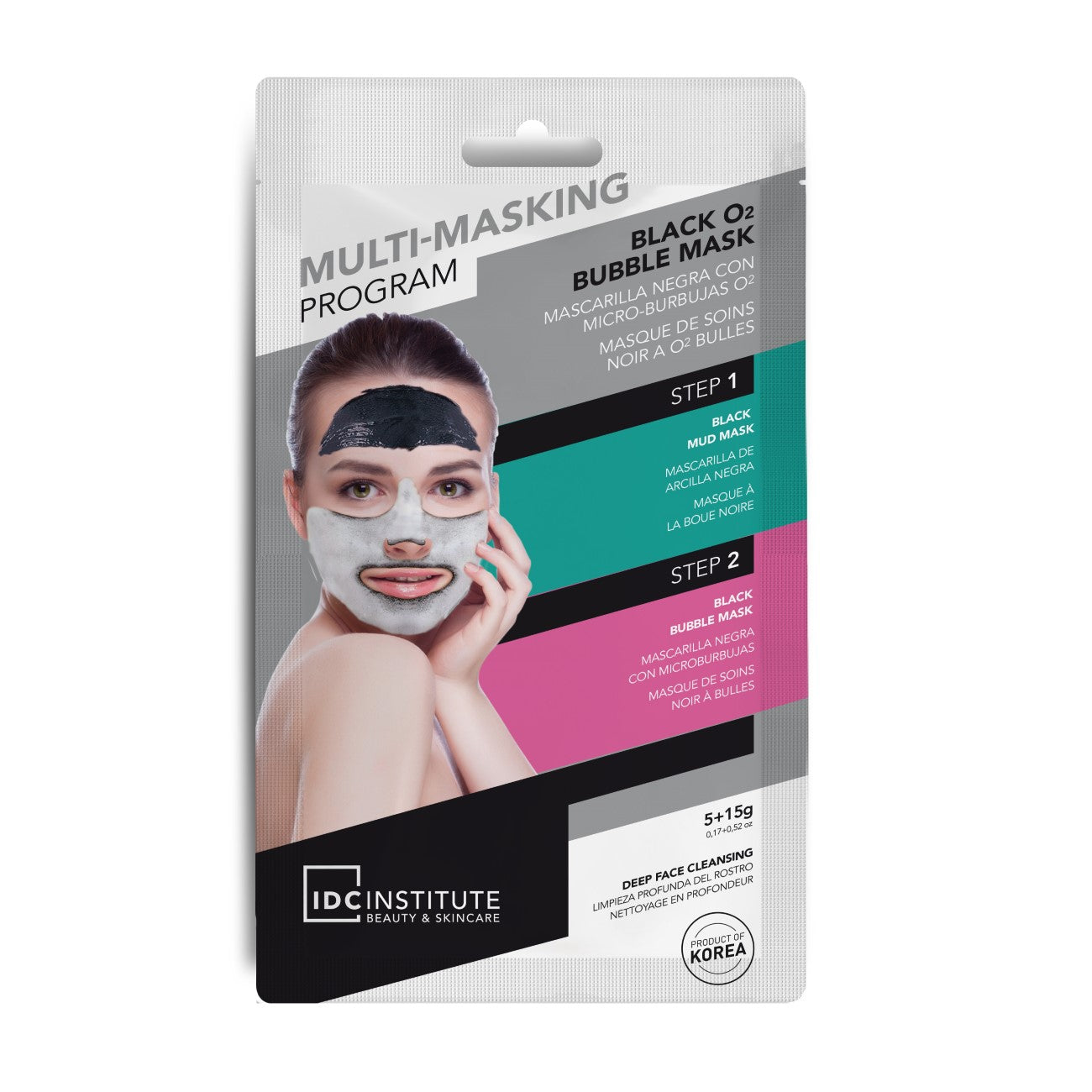 Multi-Masking Program Black O2 Bubble Mask