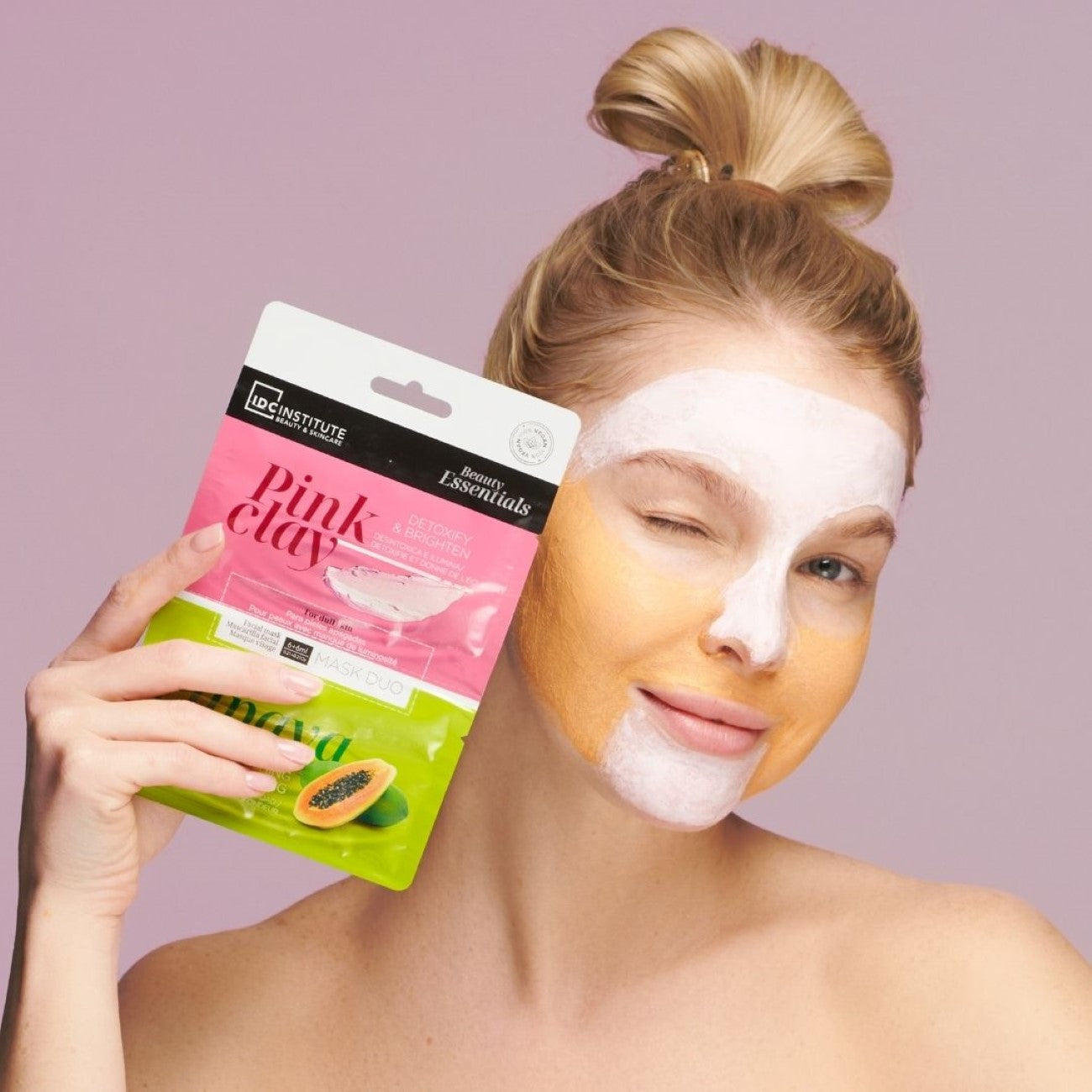 Beauty Essentials Duo Pink Clay & Papaya