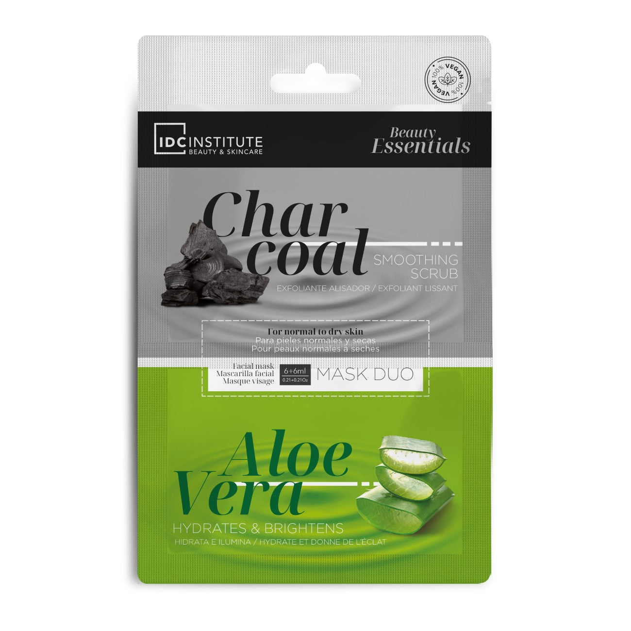 Beauty Essentials Duo Charcoal & Aloe Vera