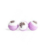 Zen Bath Bombs Trio Dried Flowers