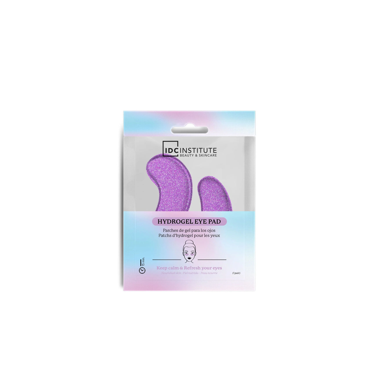 Glitter Eye Pads Purple