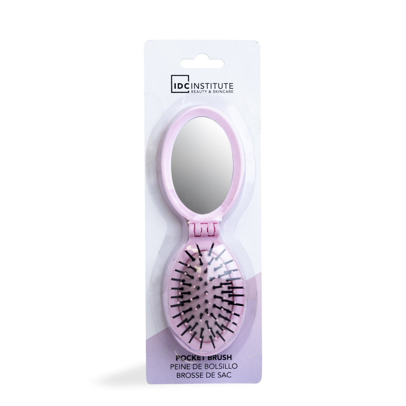 Pocket Pop Out Brush With Mirror