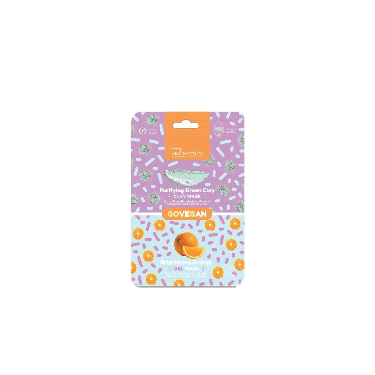Essentials Duo Mask Green Clay+Orange