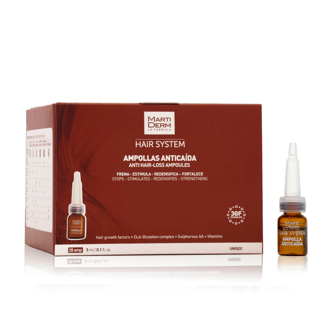 Hair System Anti Hair-Loss Ampoules, 14 Ampoules