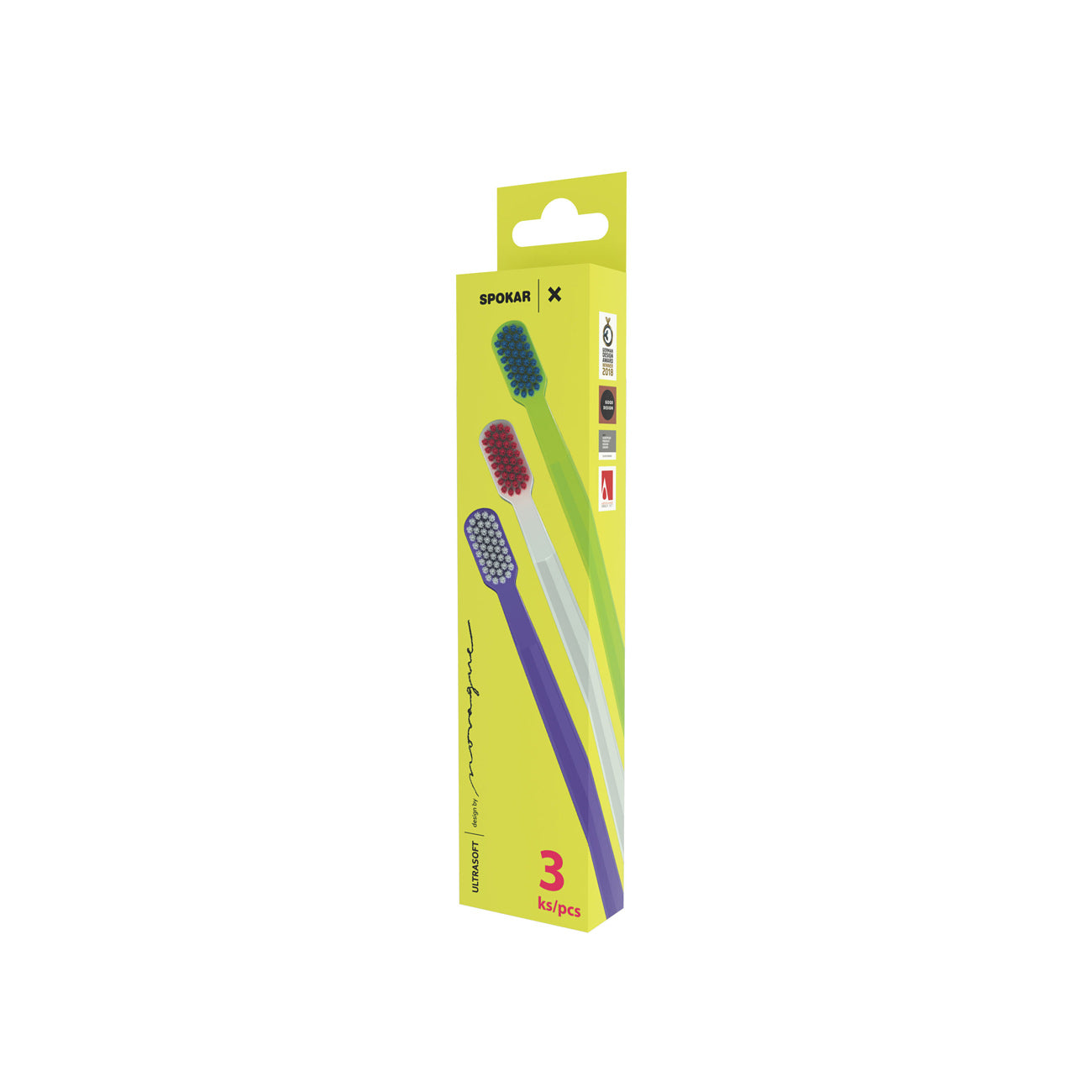 Spokar X Ultra Soft Toothbrush- Pack of 3
