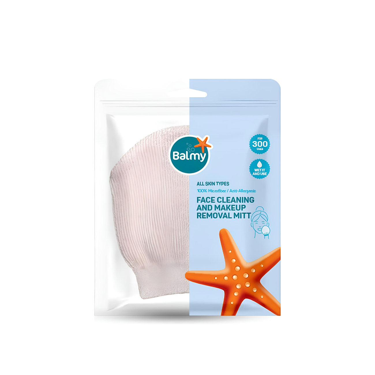 Face Cleaning And Makeup Removal Mitt