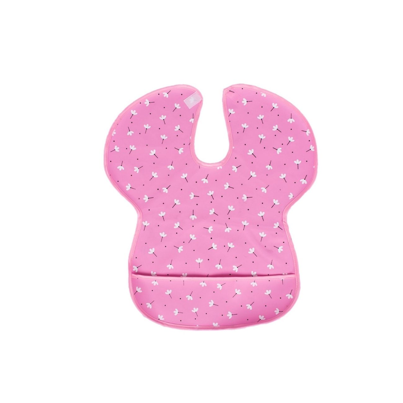 Big Flowers Plastic Bib
