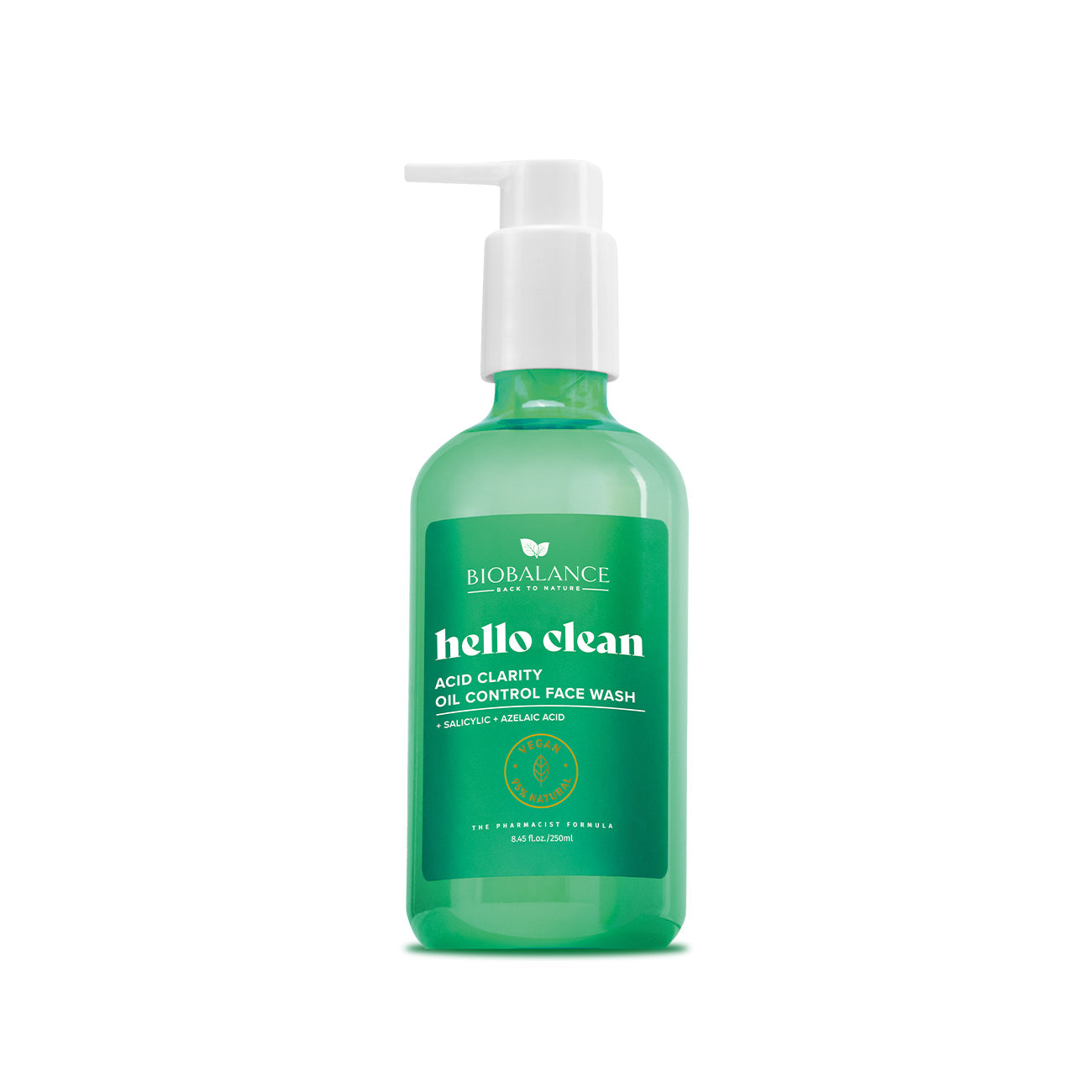 Hello Clean Clarifying Gel Face Wash with Salicylic & Azelaic Acid