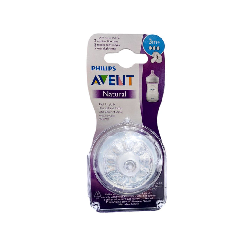 Natural Teats 3M+ Medium Flow