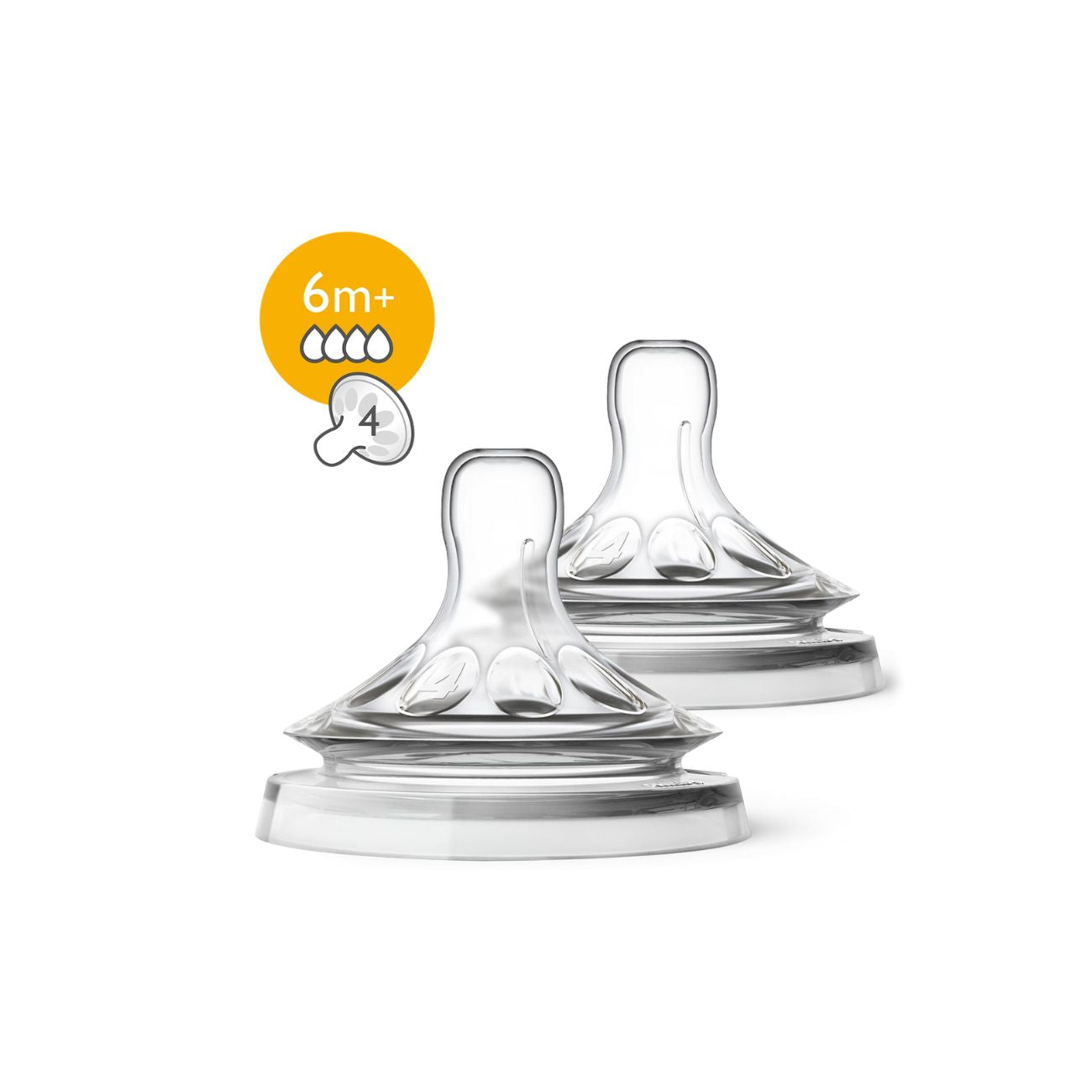 Natural Teats 6M+ Fast Flow