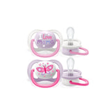 Ultra Air Happy Soother For Girls 0-6M